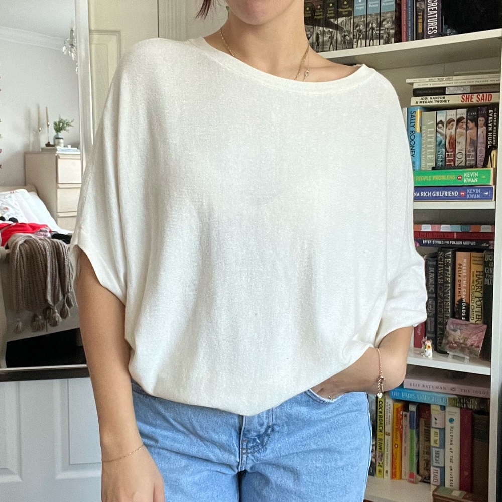 Joe fresh white knit